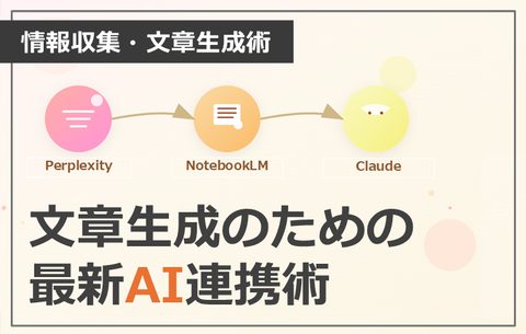 情報収集・文章作成のための最新AI連携ワークフロー術