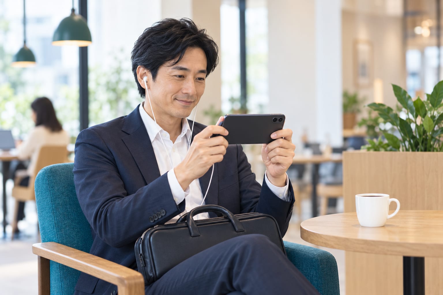 スマホで録画を受講