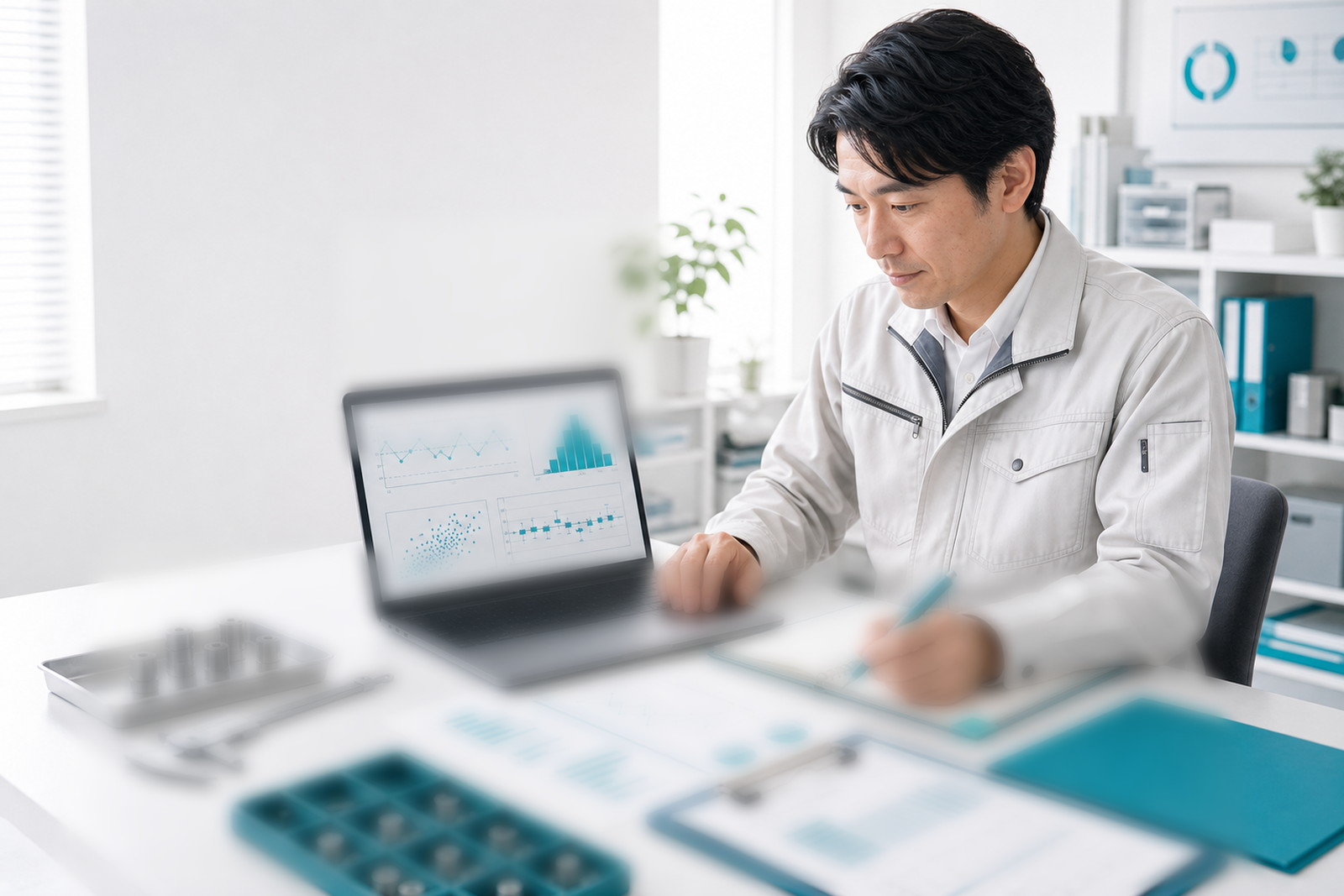 現場の品質データでQC検定の統計を学ぶ社会人