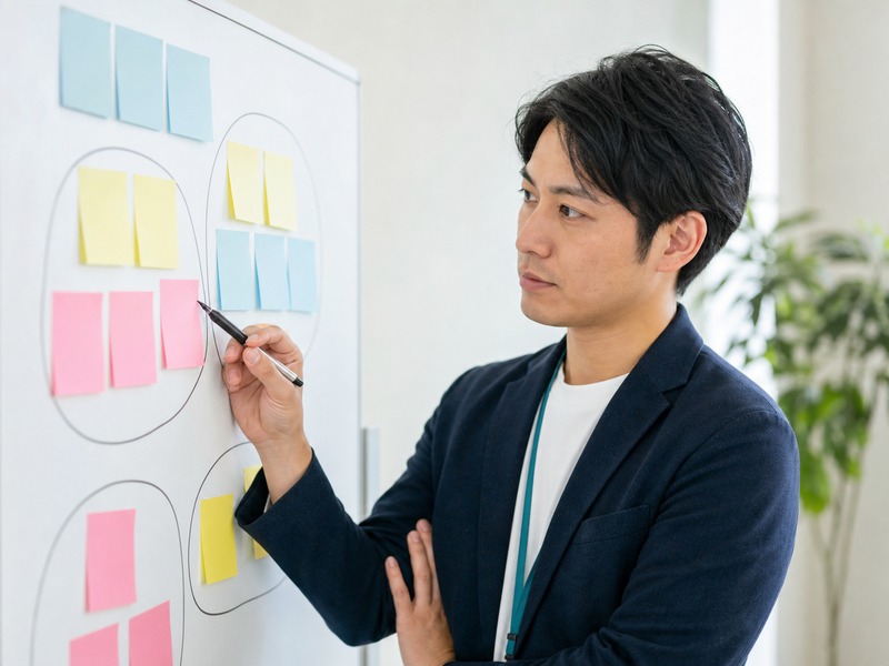 CASE 2 ｜ 顧客分析をするマーケターのイメージ