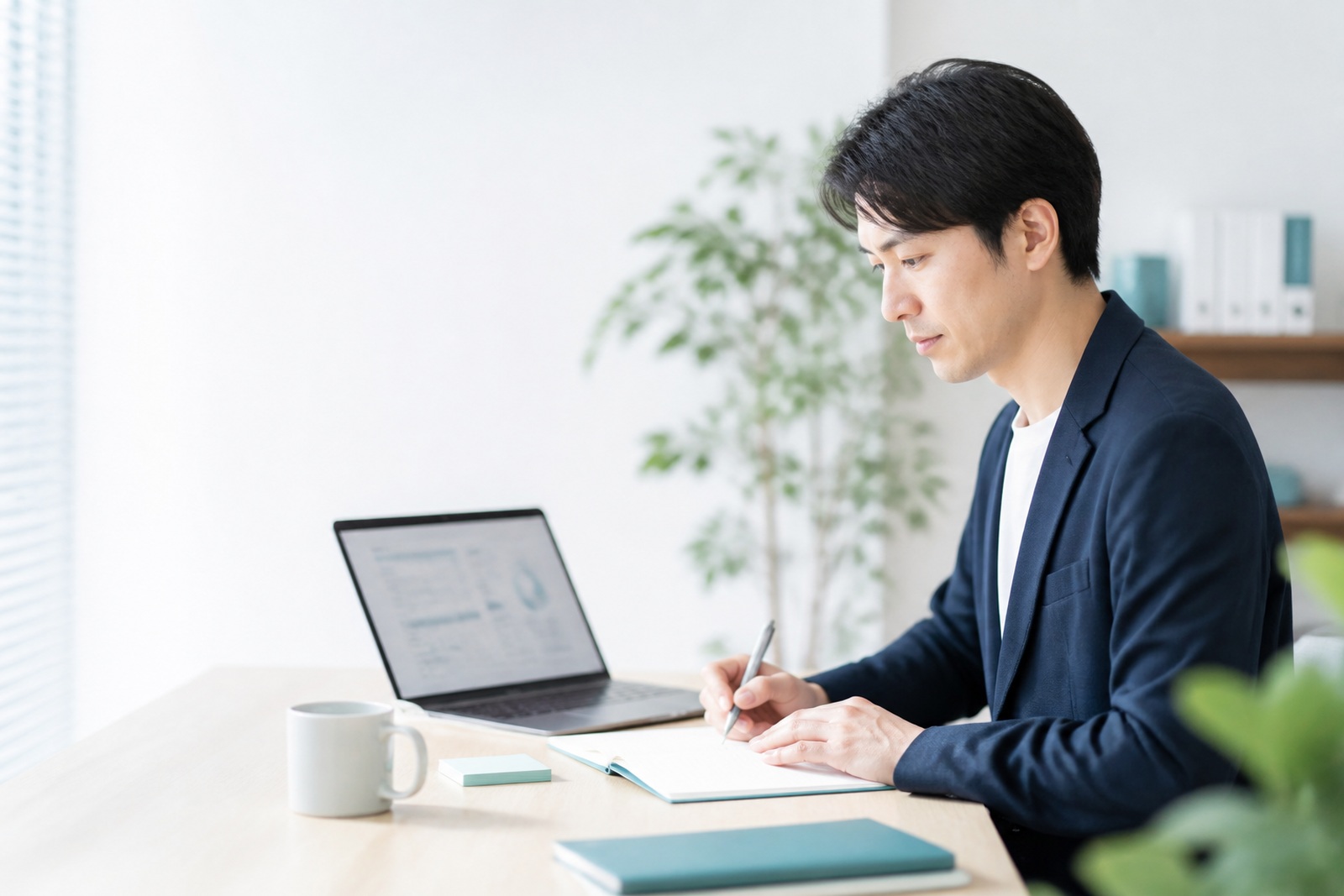 ノートPCで統計検定データサイエンスの学習に取り組む社会人