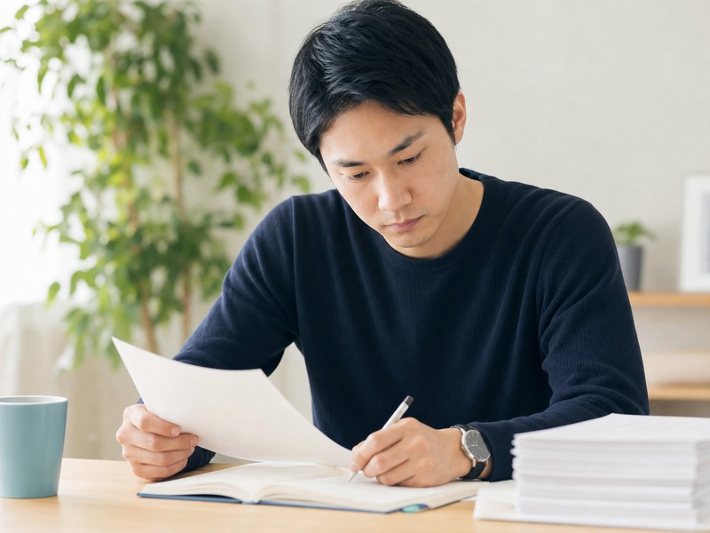 CASE 3 | 総合問題で時間切れの再受験者のイメージ
